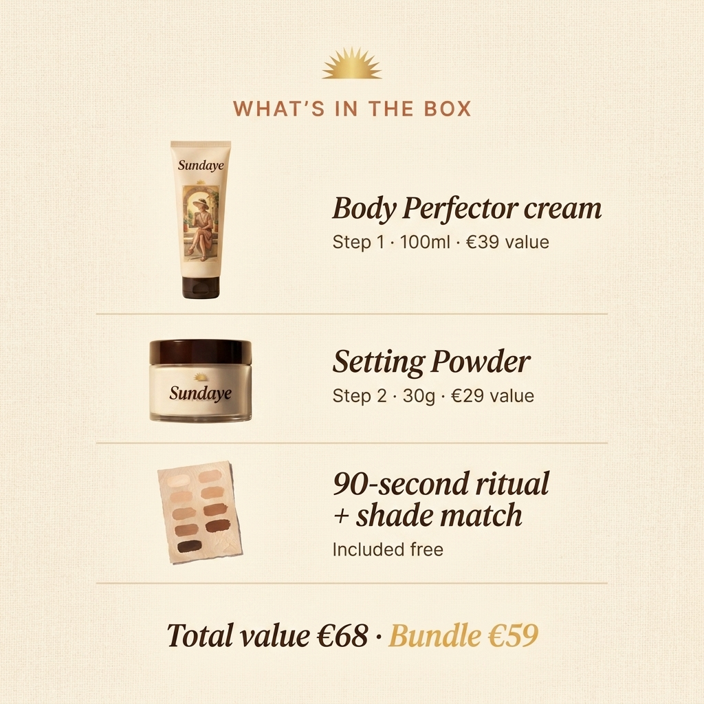 The Sundaye Set — Coverage Cream + Setting Powder