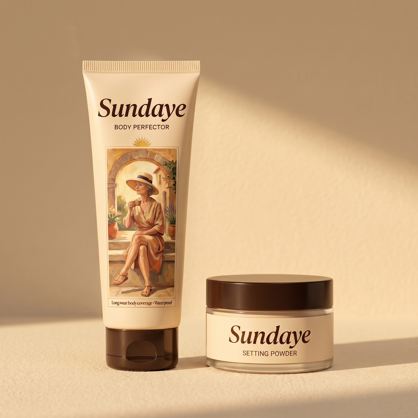 The Sundaye Set — Coverage Cream + Setting Powder