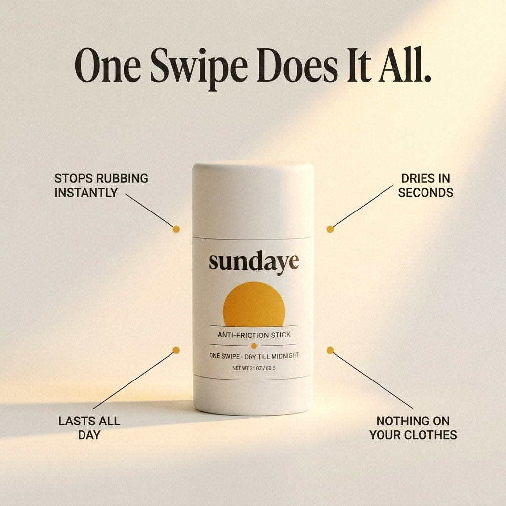Sundaye® Anti-chafing Stick