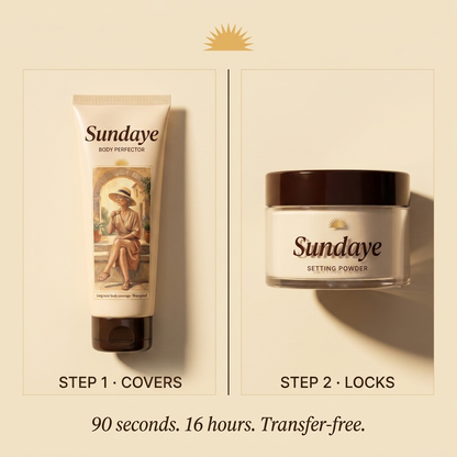 The Sundaye Set — Coverage Cream + Setting Powder
